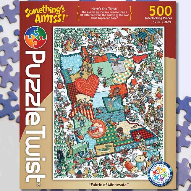 Fabric of Minnesota - Something's Amiss! Maps & Geography