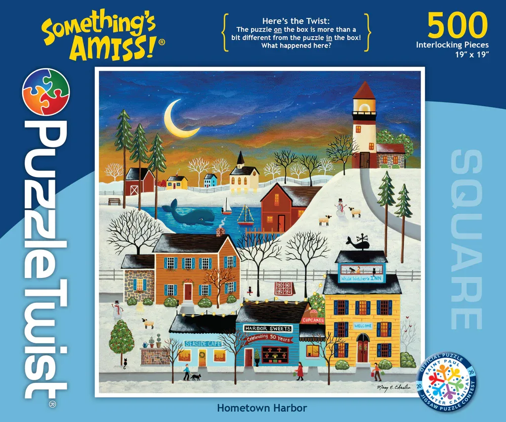 Hometown Harbor - Something's Amiss! Folk Art