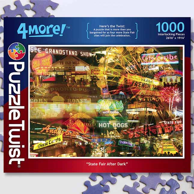 State Fair After Dark - 4 More! Carnival & Circus Jigsaw Puzzle
