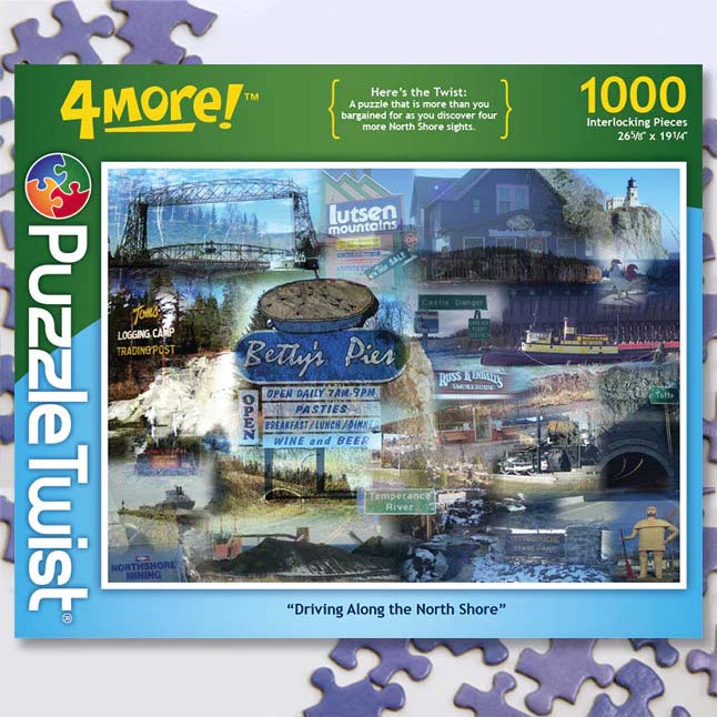 Driving Along the North Shore - 4 More! Landmarks & Monuments Jigsaw Puzzle