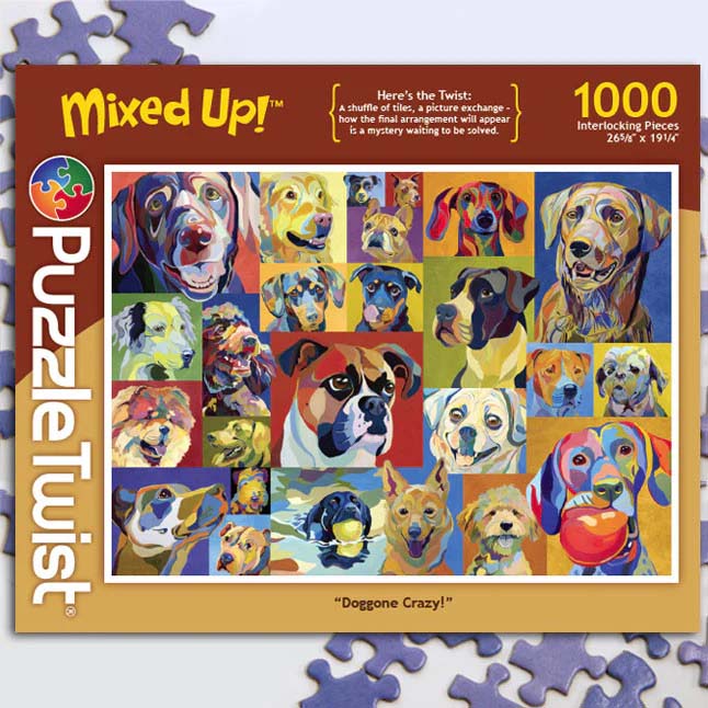 Doggone Crazy! - 4 More! Dogs Jigsaw Puzzle