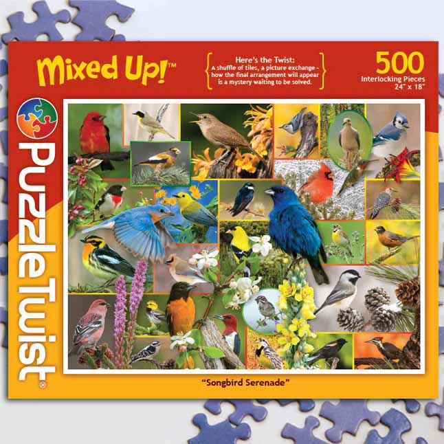 Songbird Serenade - Mixed Up!  Birds Jigsaw Puzzle
