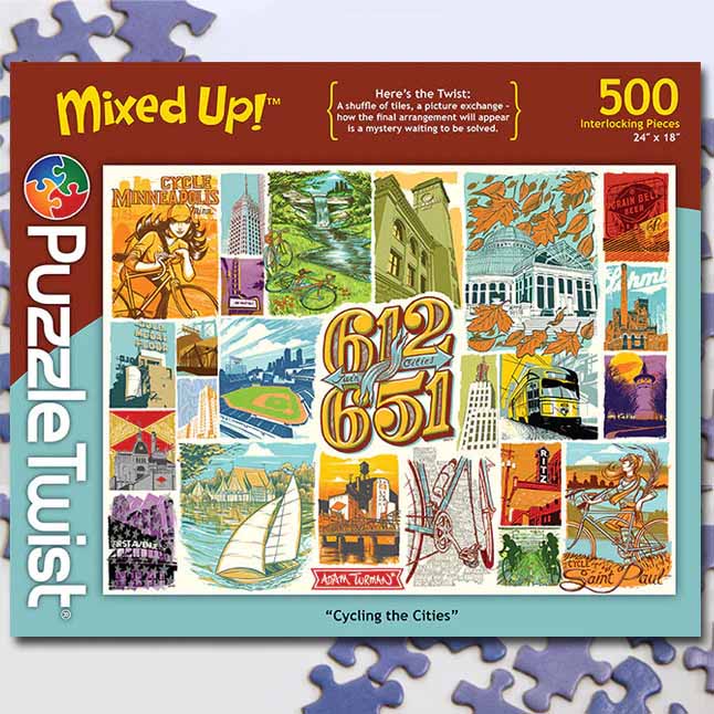 Cycling the Cities - Something's Amiss! Jigsaw Puzzle