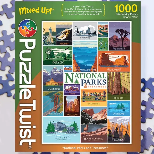 National Parks and Treasures - Mixed Up! National Parks