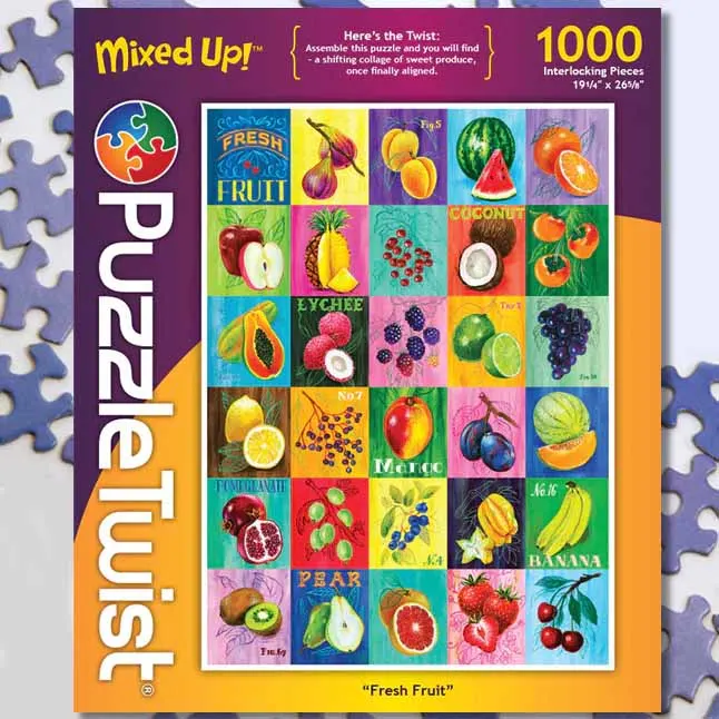 Fresh Fruit - Mixed Up! - Scratch and Dent Pattern & Geometric