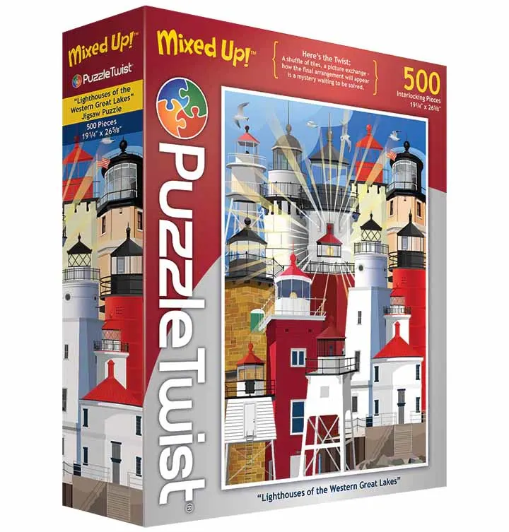 Lighthouses of the Western Great Lakes - Mixed Up!