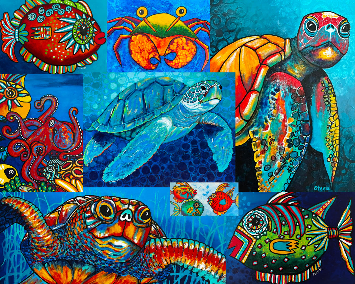 Funky Sea Critters Sea Life