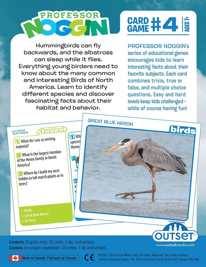 Professor Noggin's Birds of North America