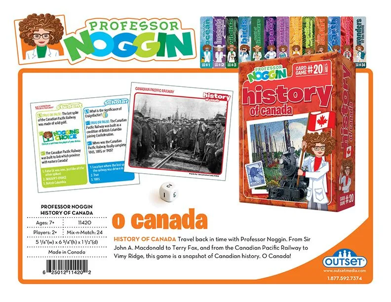 Professor Noggin History of Canada