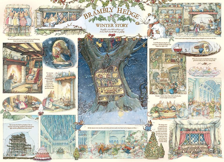 Brambly Hedge Winter Story - 1000 Piece Jigsaw Puzzle by