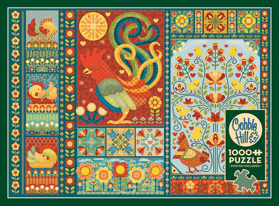 Scandi Chicken Quilt