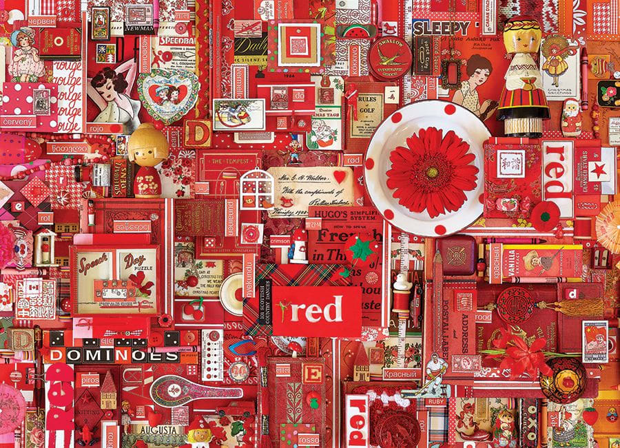 Red Collage