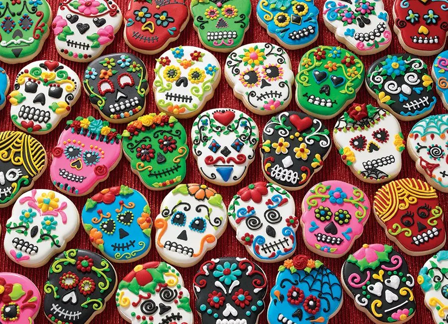 Sugar Skull Cookies Day of the Dead