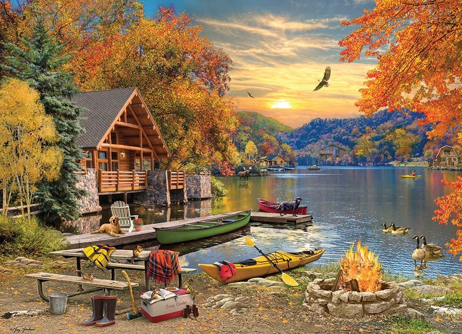 Lakeside Retreat Landscape