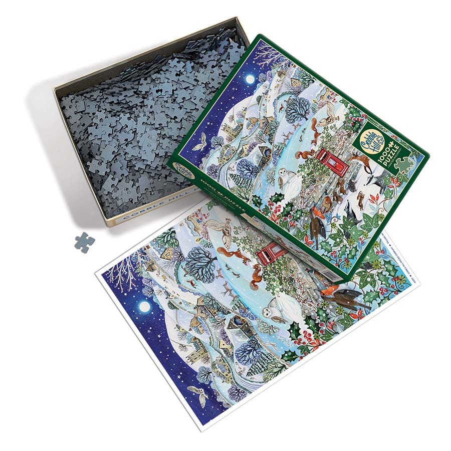 Village on a Winter Night