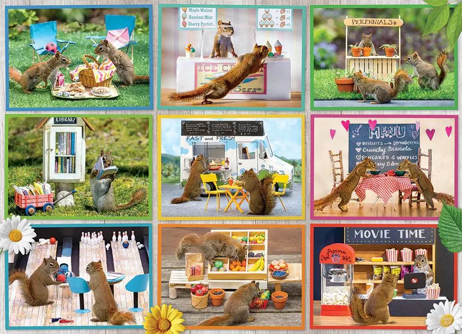 Cobble Hill 1000 Piece Puzzle - Summer Home - Sample Poster Included