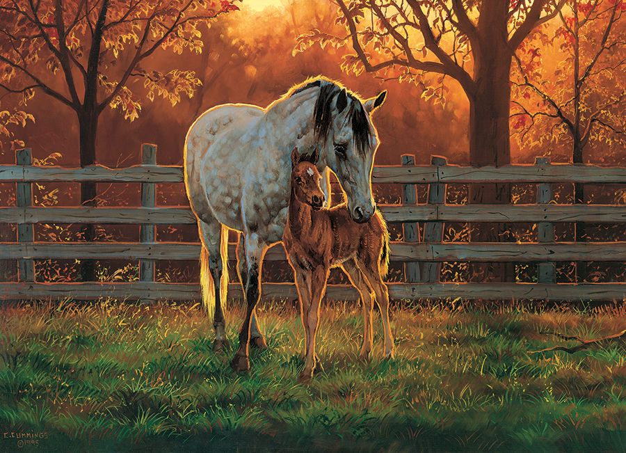 Quiet Time Horse Jigsaw Puzzle