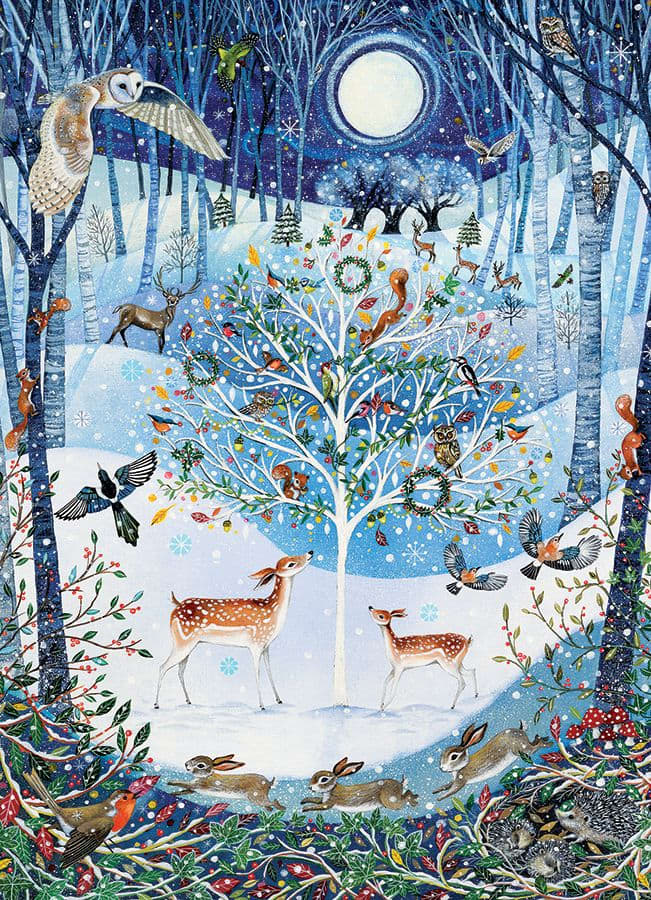 Winter Woodland Forest Animal