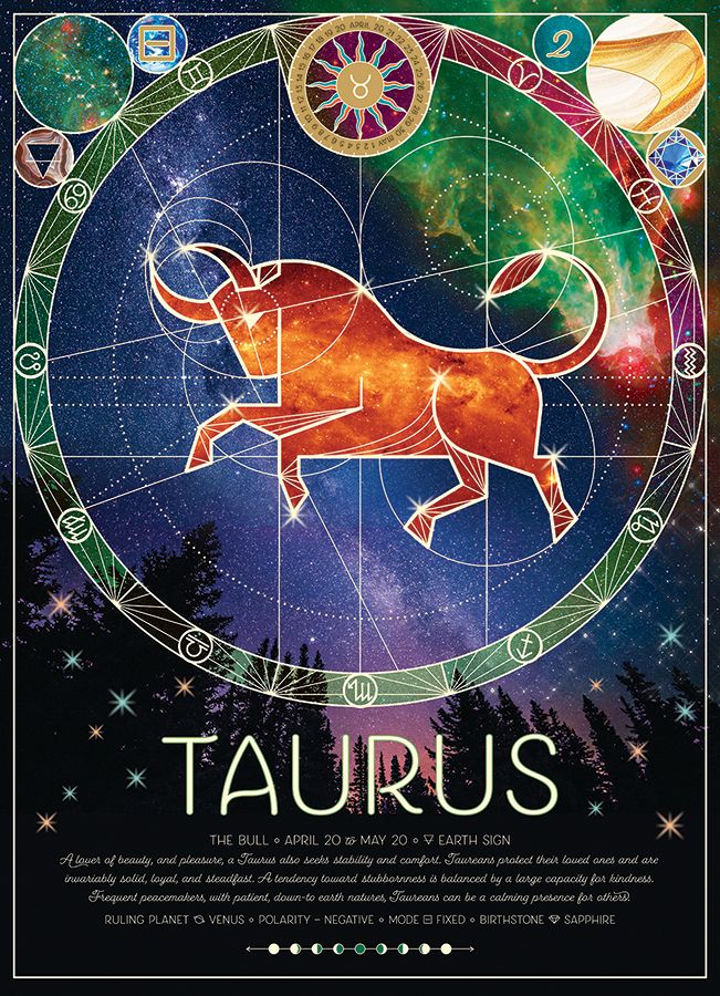 Taurus Astrology & Zodiac Jigsaw Puzzle