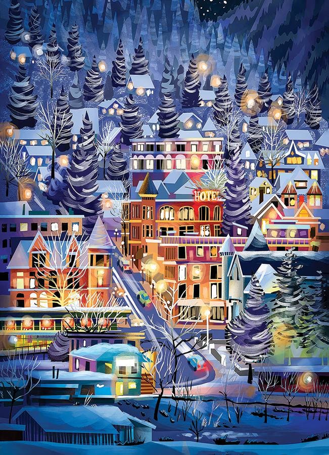 Ski Town Winter