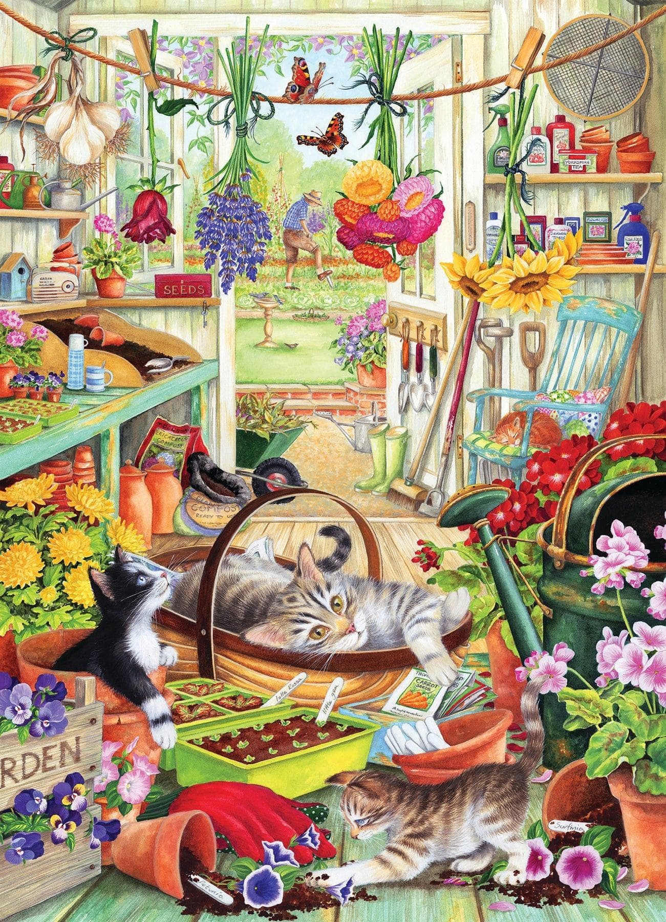 Potting Shed Cats