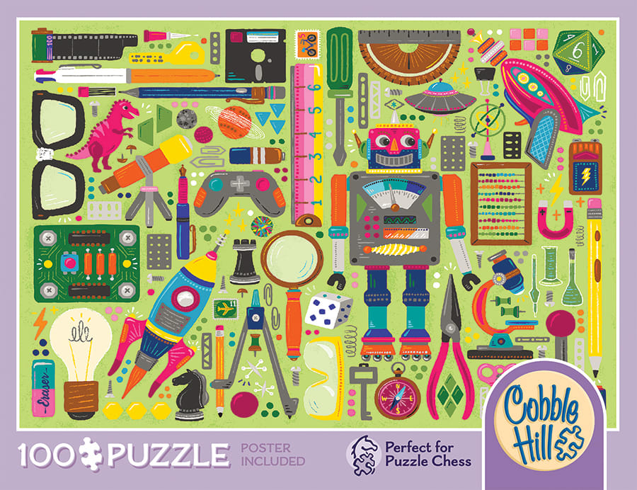 Nerdy Junk Drawer Collage