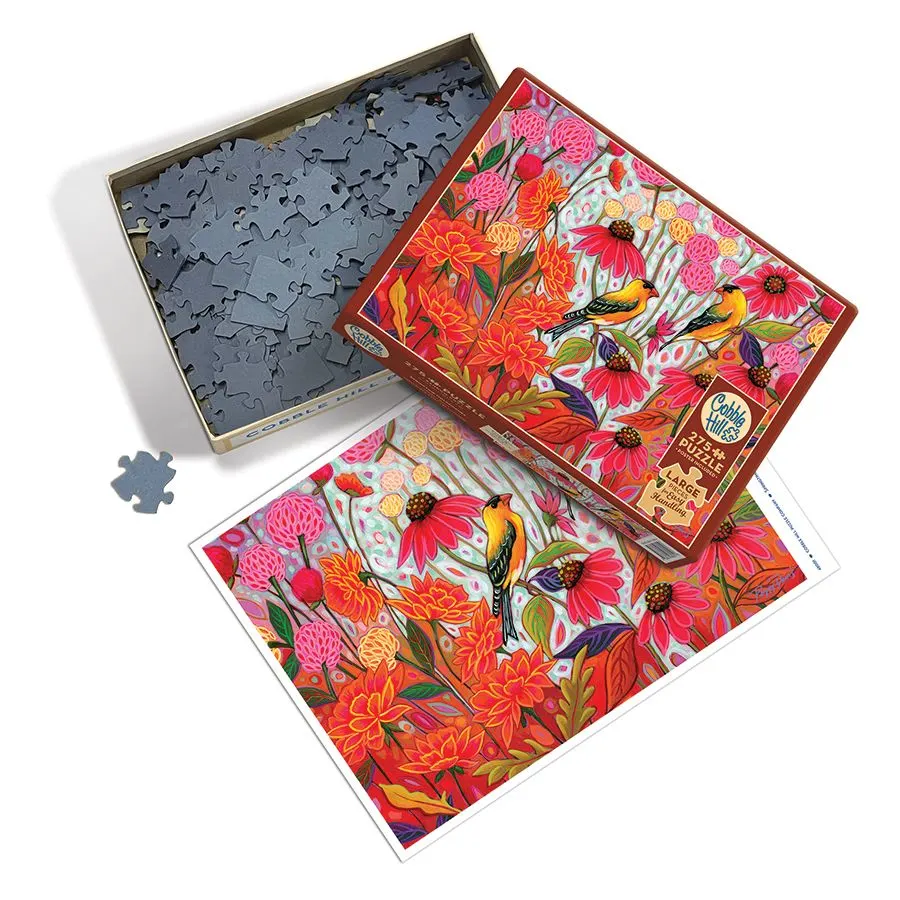 Springtime Goldfinches