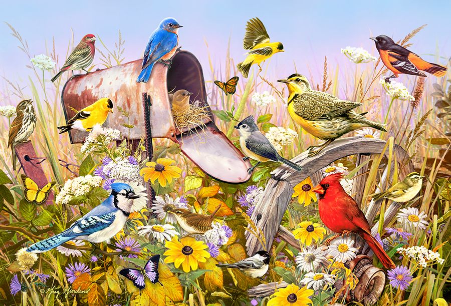 Field Song Birds Jigsaw Puzzle