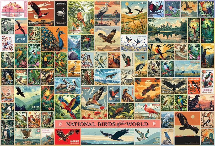 National Birds of the World Birds