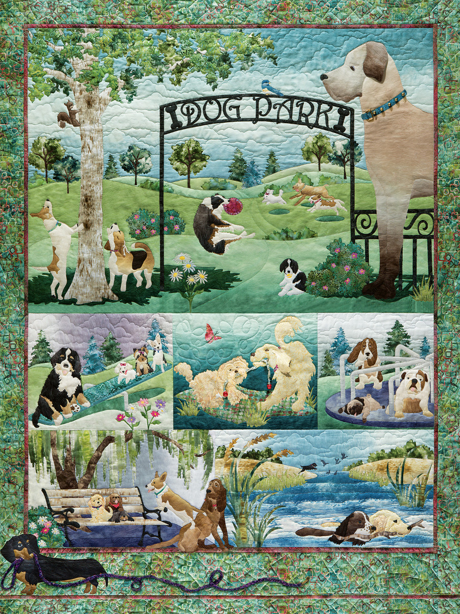 Dog Park Quilting & Crafts Jigsaw Puzzle