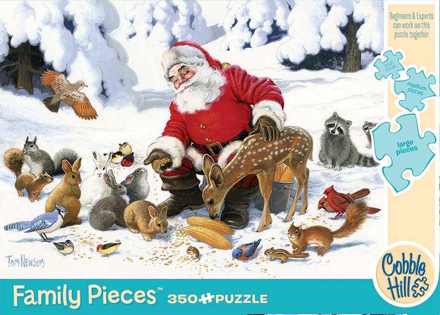 Santa Claus and Friends Animals Jigsaw Puzzle