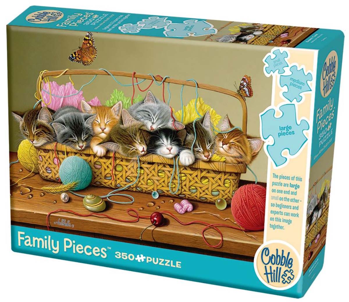 DUPE Basket Case Cats Jigsaw Puzzle
