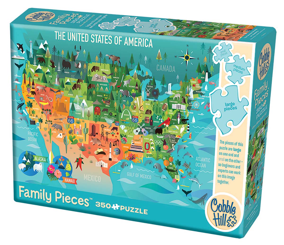 The United States of America Maps & Geography Jigsaw Puzzle