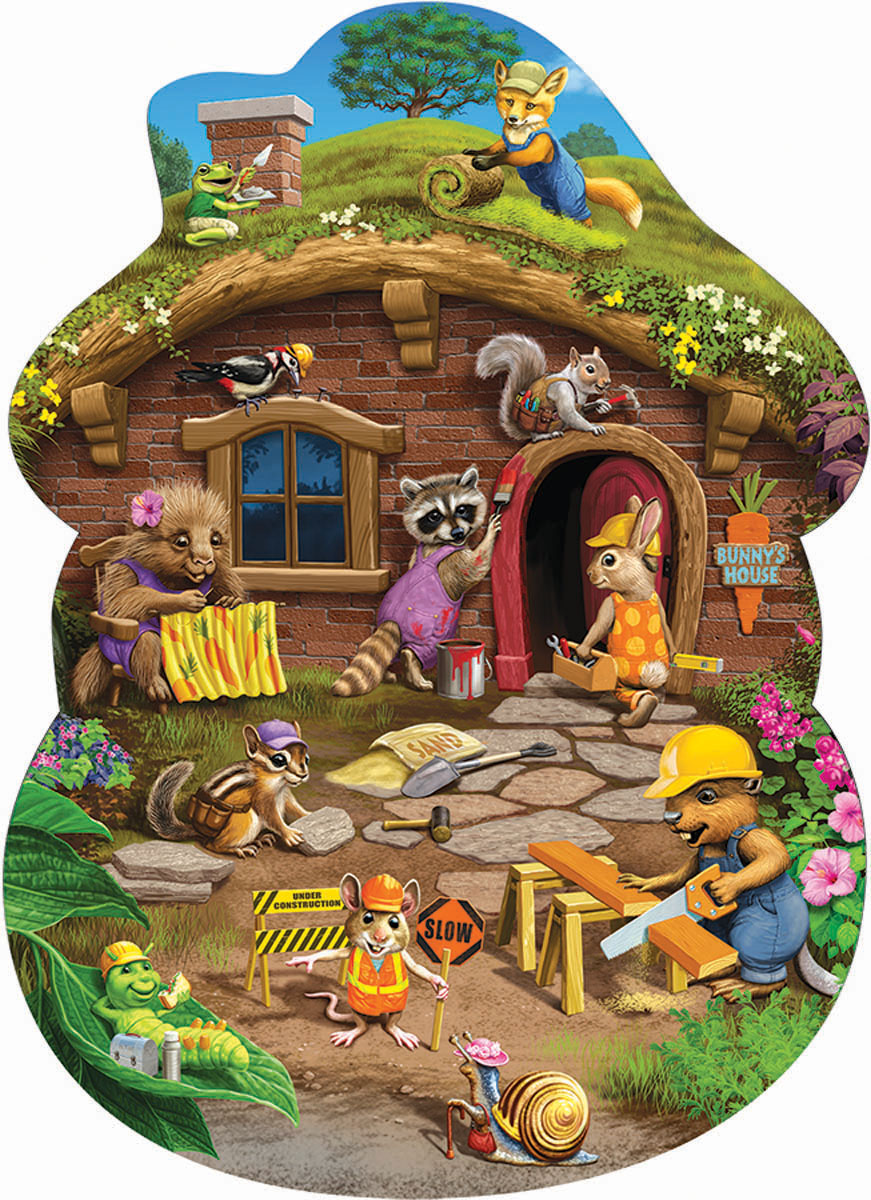 Rabbit's House Forest Animal Jigsaw Puzzle