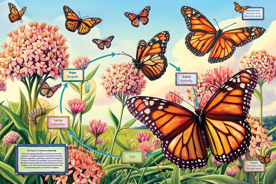Life Cycle of a Monarch