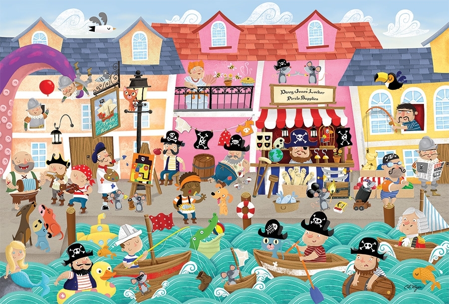 Pirates on Vacation Summer Jigsaw Puzzle