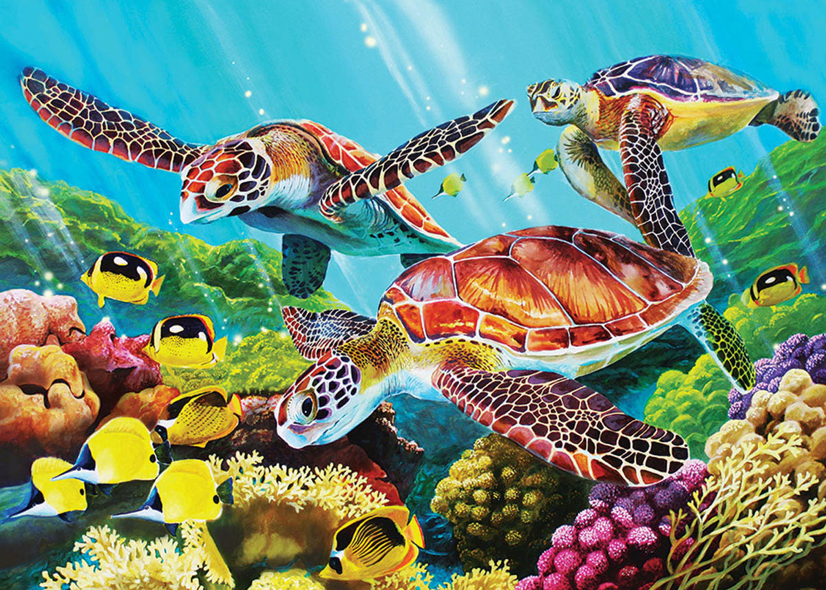 Molokini Sea Reptile & Amphibian Jigsaw Puzzle