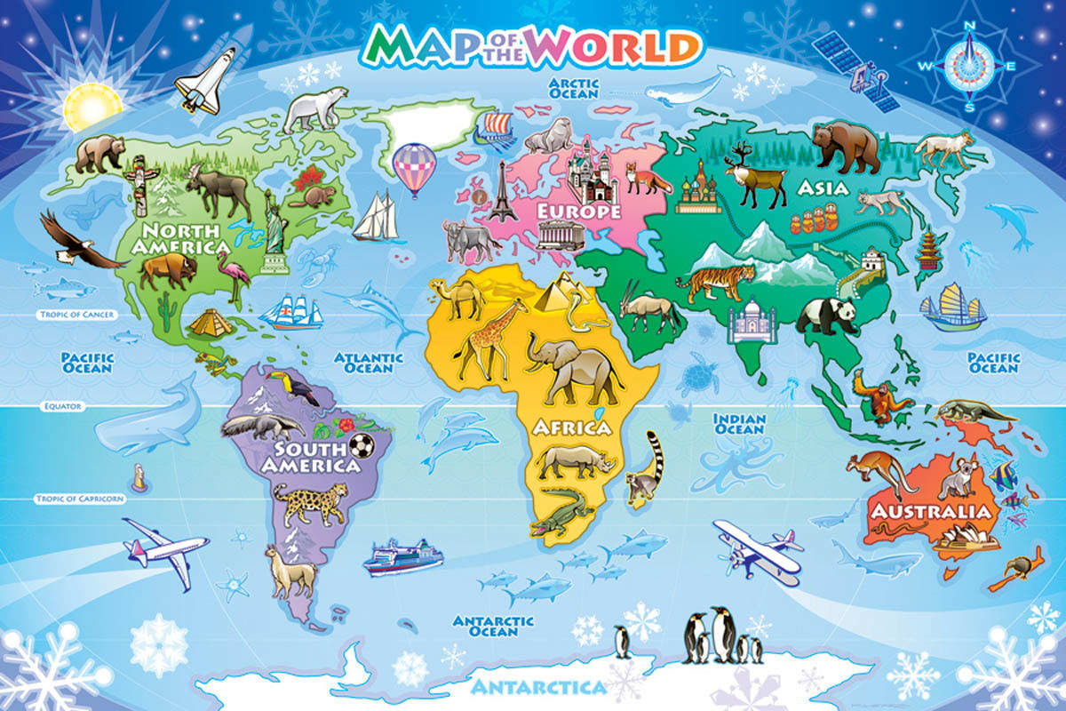World Map Maps & Geography