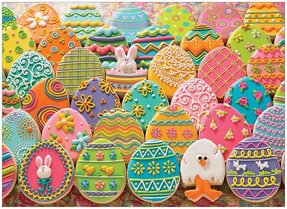 DUPE Easter Eggs Easter Jigsaw Puzzle