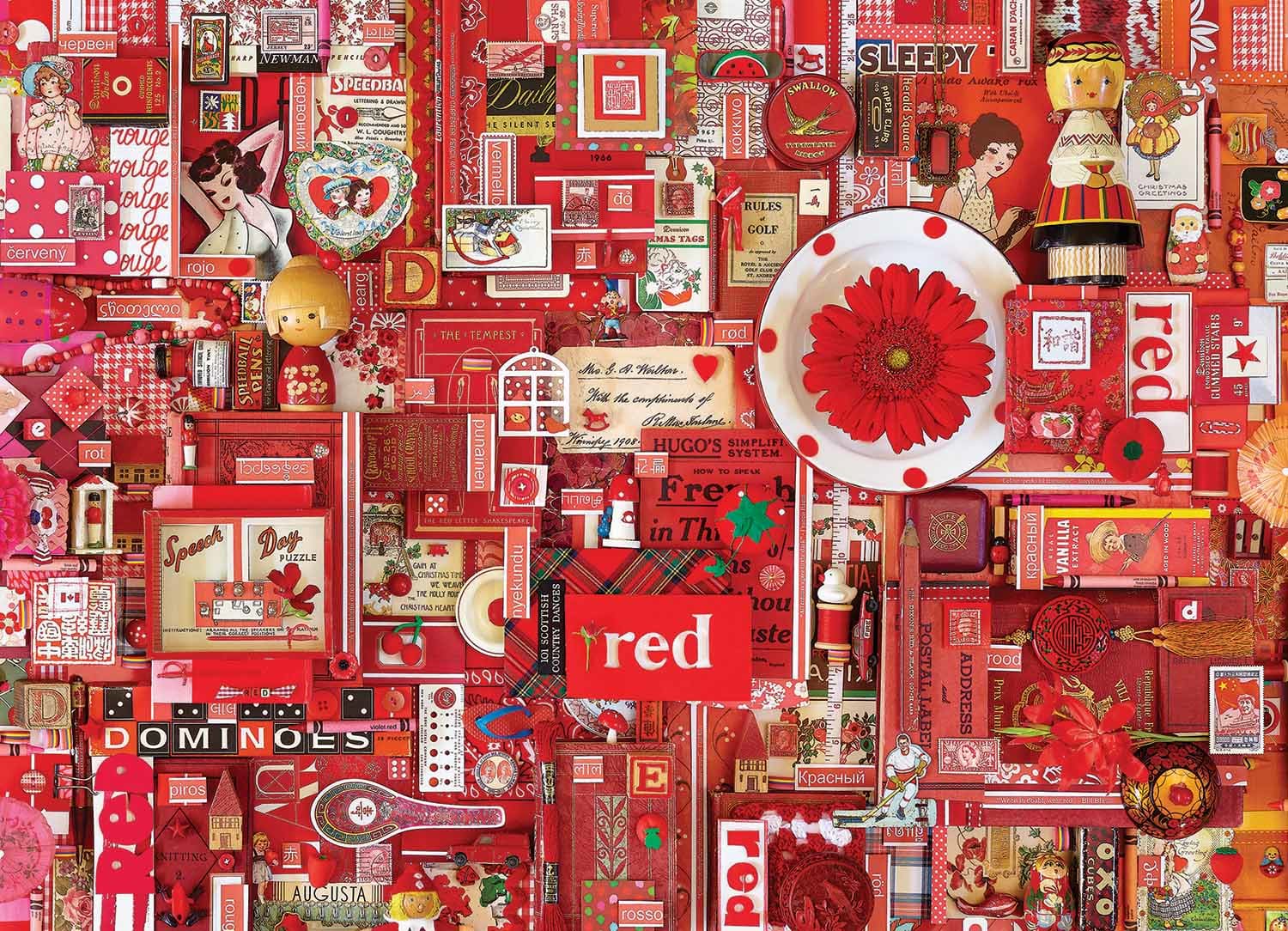 Red - Scratch and Dent Collage