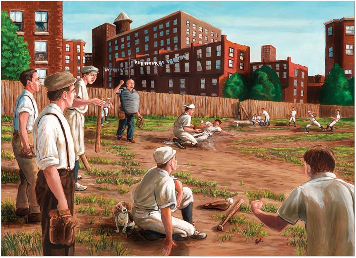 Old Time Baseball Sports Jigsaw Puzzle
