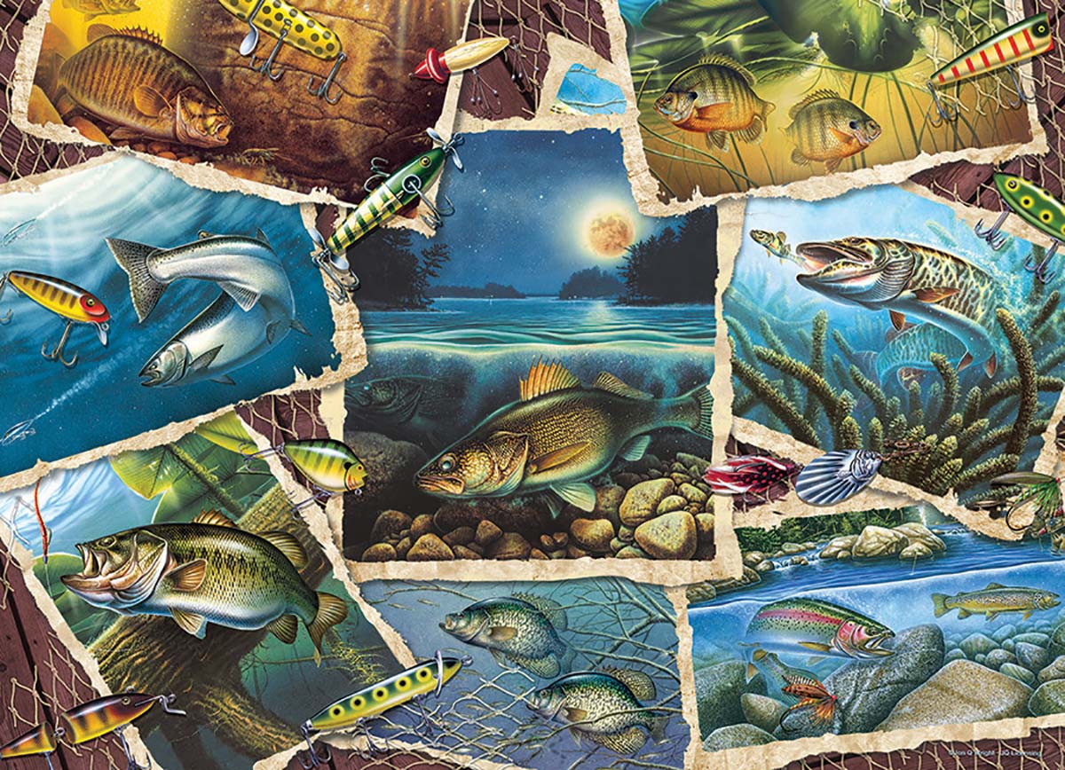 Fish Pics Father's Day Jigsaw Puzzle