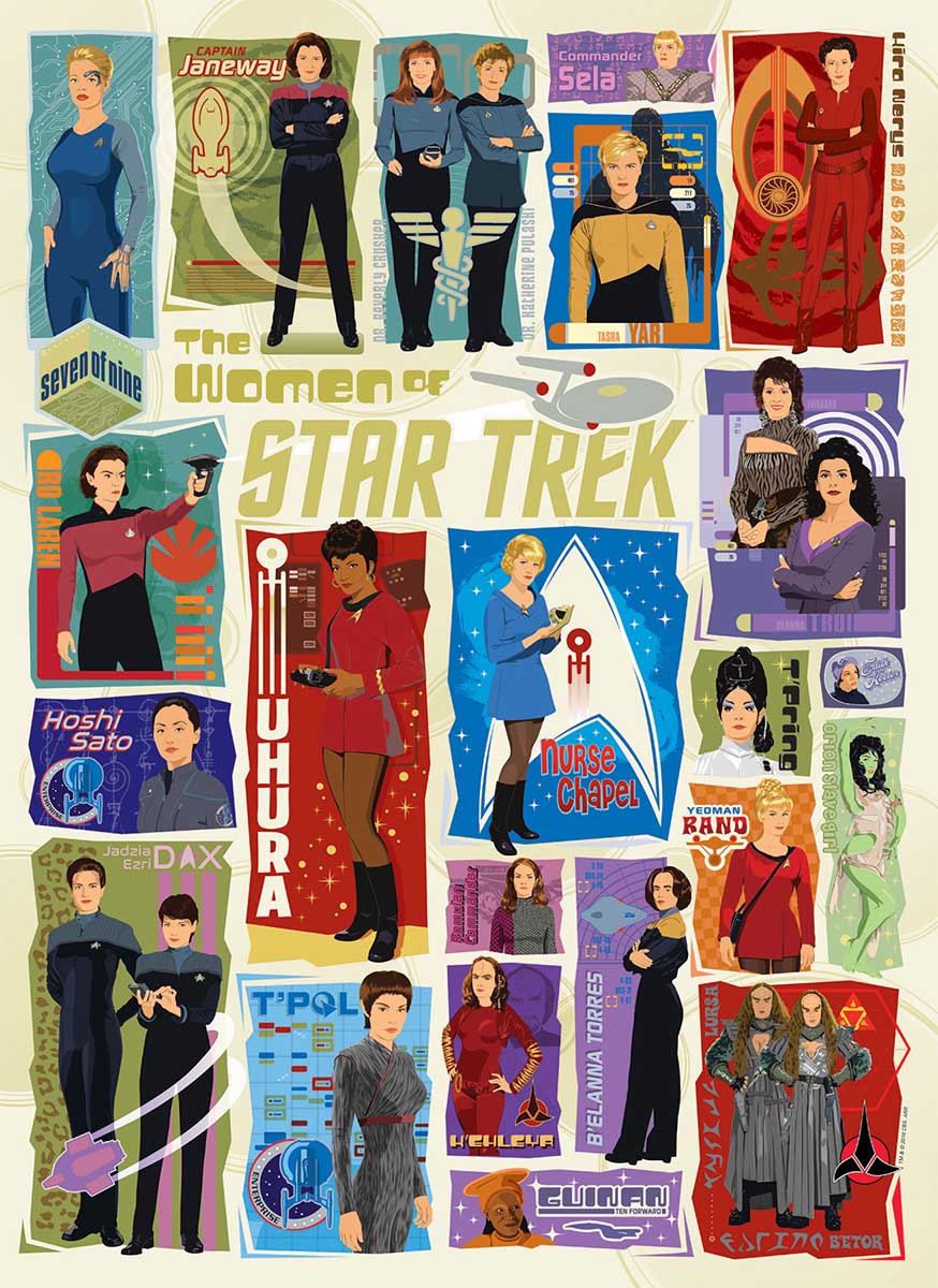 The Women of Star Trek Movies & TV Jigsaw Puzzle