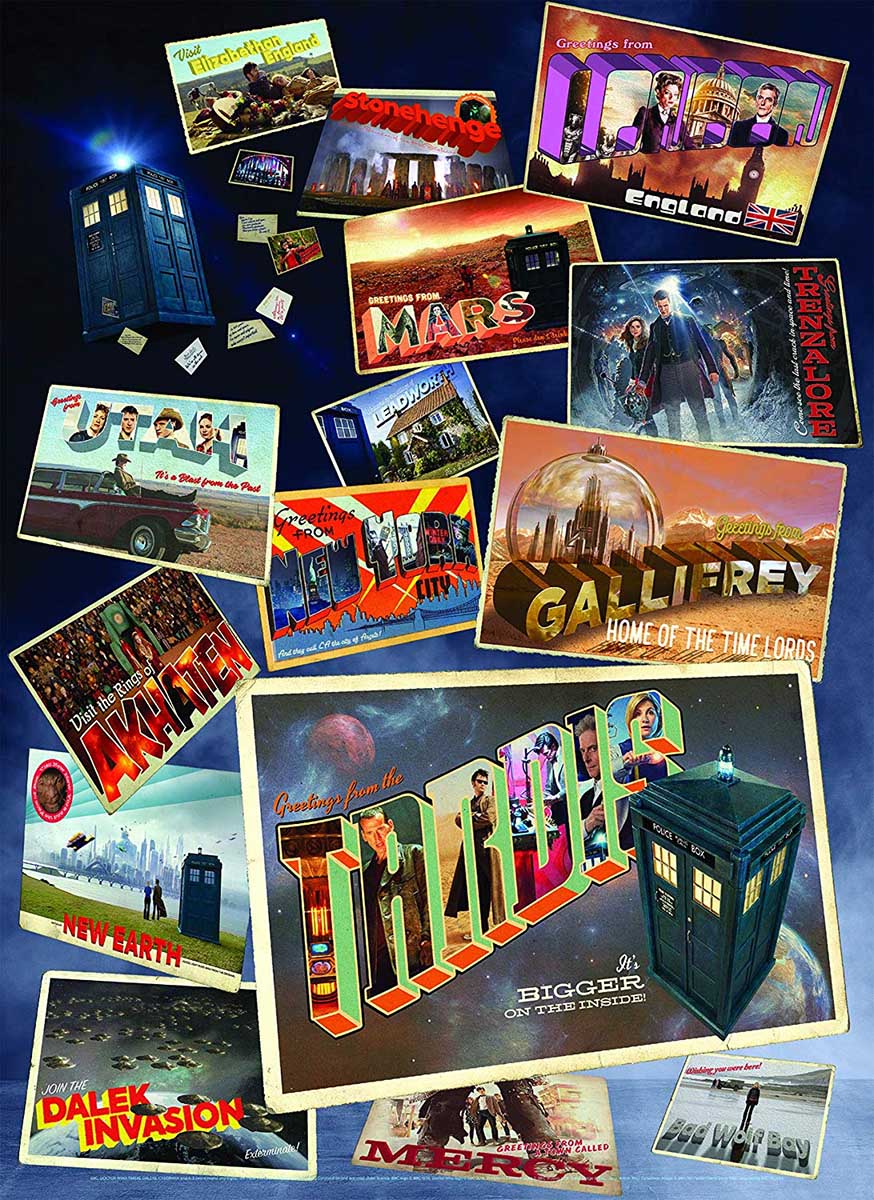 Doctor Who: Postcards Movies & TV Jigsaw Puzzle
