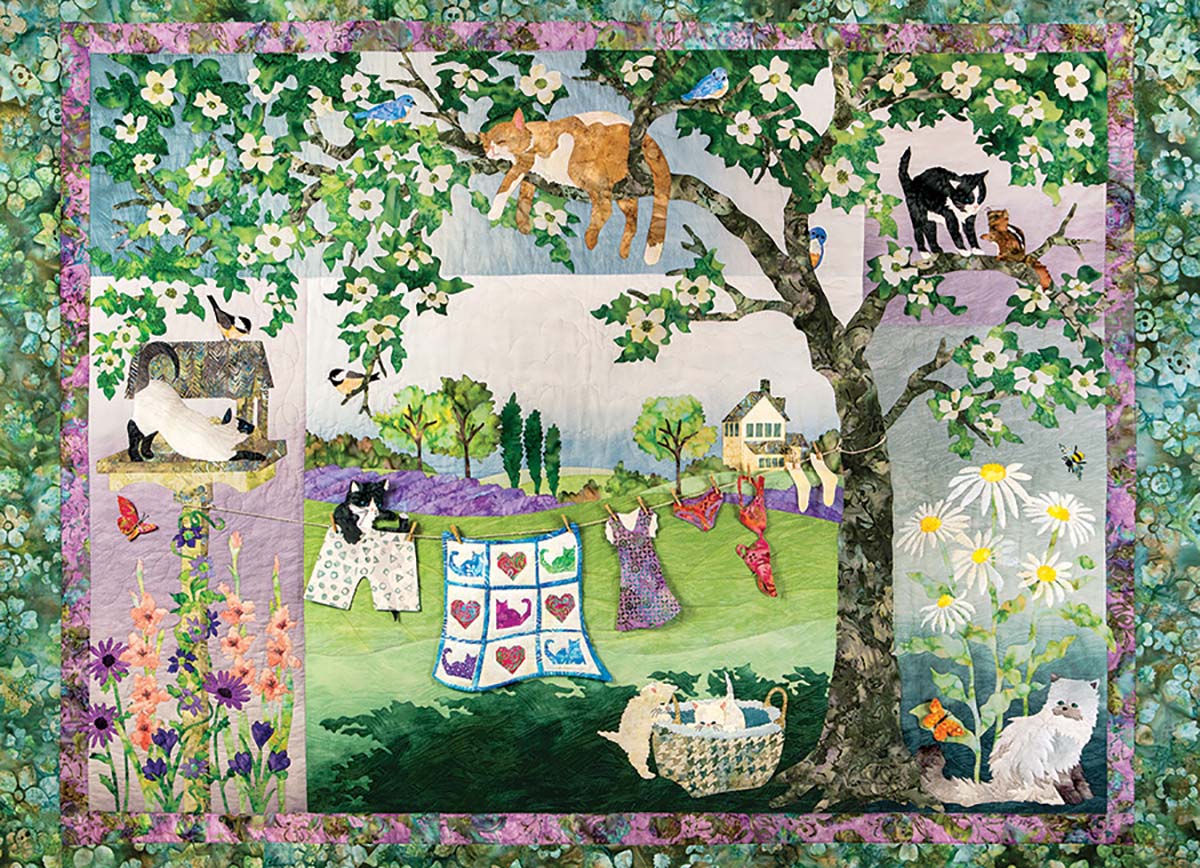 Wind in the Whiskers Quilting & Crafts Jigsaw Puzzle