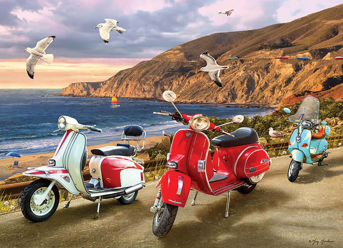 Scooters Vehicles Jigsaw Puzzle