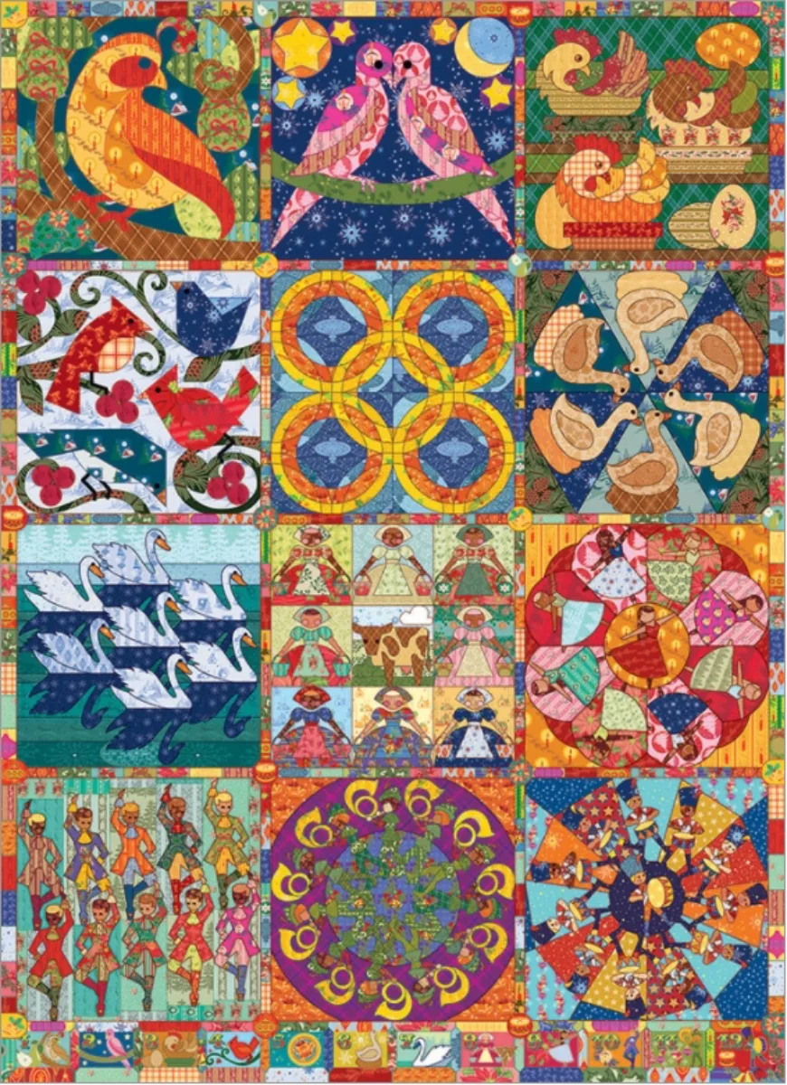Twelve Days of Christmas Quilt Quilting & Crafts