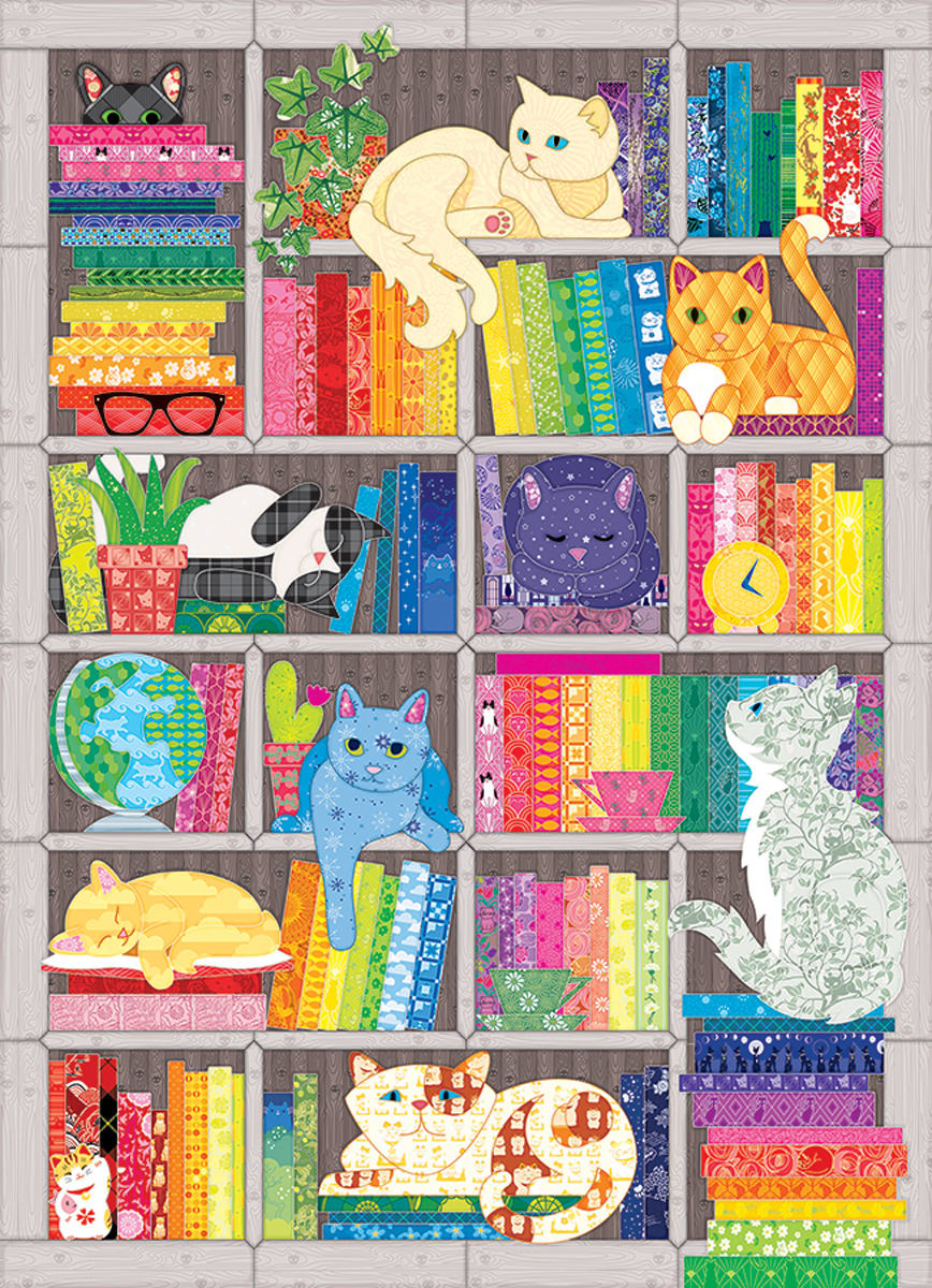 Rainbow Cat Quilt Cats