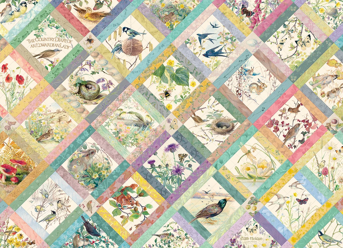 Country Diary Quilt Birds