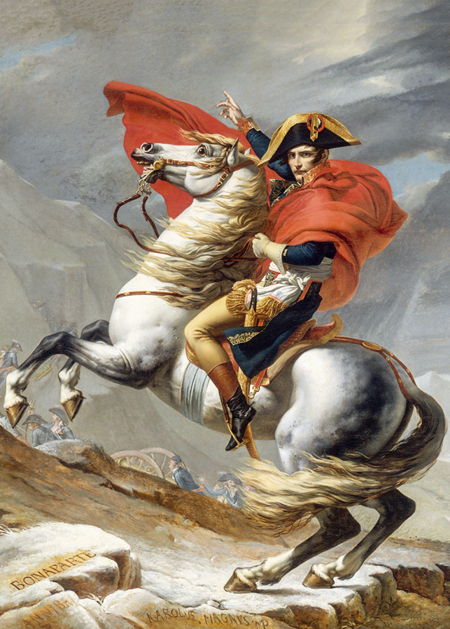 Napoleon Crossing the Alps (David) Fine Art Jigsaw Puzzle